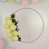 Metal Hoop Wreath, Floral Hoop, Wedding Hoops