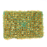 11 Sq ft. | Gold UV Protected Hydrangea Flower Wall Mat Backdrop