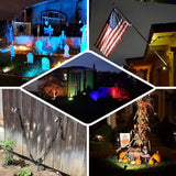 6W Warm White LED Backdrop Uplight, Outdoor Waterproof Landscape Spotlight