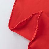 120inch Red 200 GSM Seamless Premium Polyester Round Tablecloth