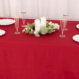 60"x102" Wine Polyester Rectangular Tablecloth