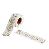 1.5 inch Assorted Reflective Stationery Sticker Rolls, Envelope Seals