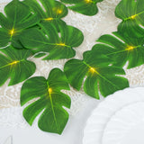 10ft Warm White LED Artificial Tropical Palm Leaf Vine String Lights