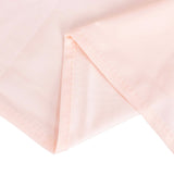 60"x102" Blush Premium Scuba Wrinkle Free Rectangular Tablecloth, Scuba Polyester Tablecloth