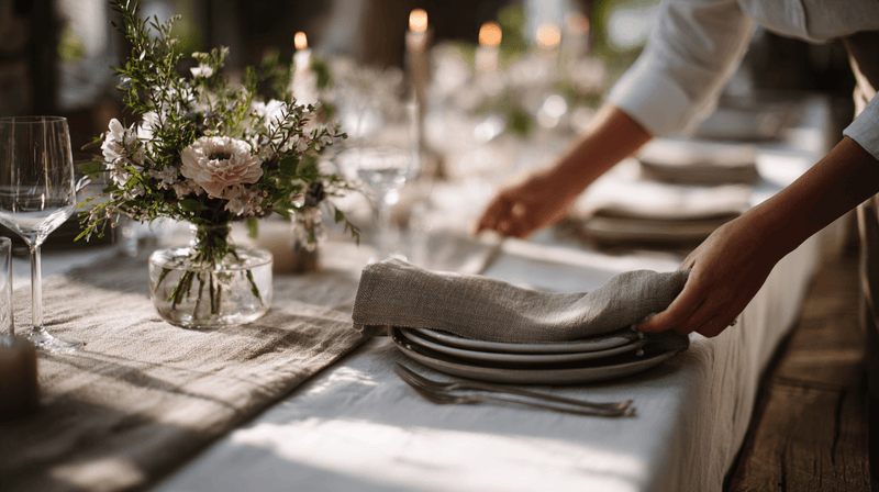 Finishing Centerpiece Table Accents