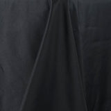 90x132inch Black Fire Retardant Tablecloth, Seamless Premium Polyester Rectangular Table#whtbkgd