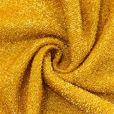 Crescent Moon Shimmer Tinsel Spandex Backdrop Stand Cover – Gold, Fitted Sparkly Wedding