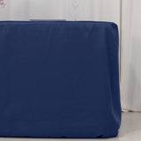 Premium Polyester 6ft Rectangle Tablecloth Navy Blue Durable Fitted 220GSM Table Cover