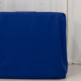 Royal Blue Fitted Premium Polyester Rectangle Tablecloth 6ft Table Cover