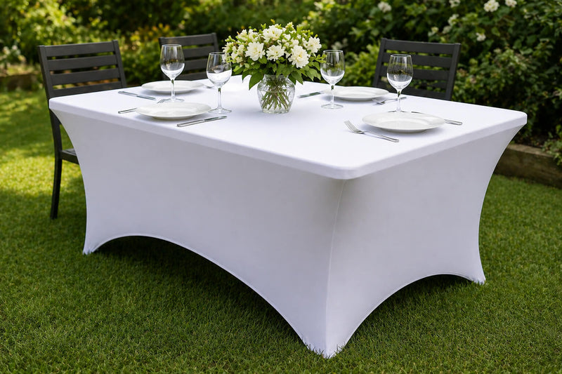 Fitted Spandex Tablecloth for Outdoor Tables