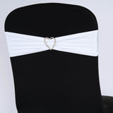 5pc x Chair Sash Spandex - White