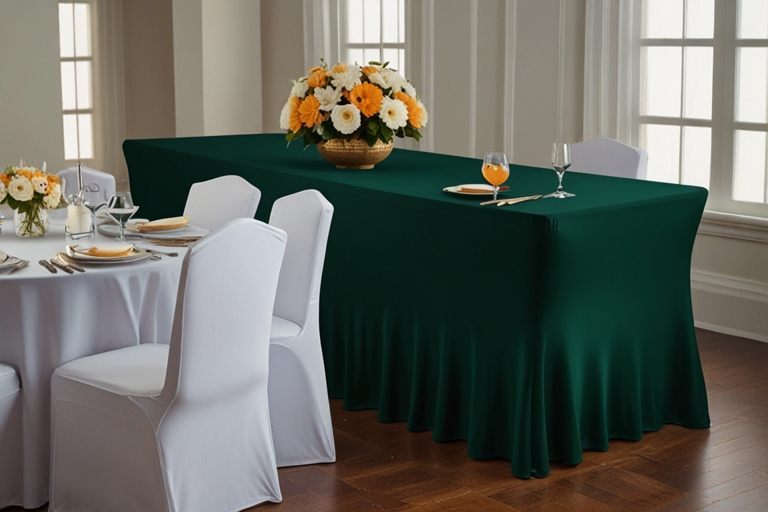 fitted tablecloths- styling
