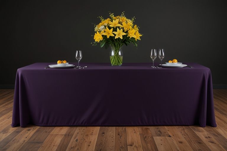 fitted tablecloths- custom linens