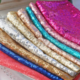 20x20Inch Silver Premium Sequin Cloth Dinner Napkin | Reusable Linen