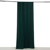 Hunter Emerald Green 4-Way Stretch Spandex Photography Backdrop Curtain with Rod Pockets