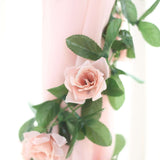 6ft | Dusty Rose Artificial Silk Rose Garland UV Protected Flower Chain