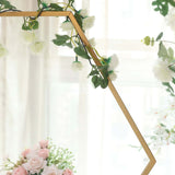 24inch Gold Metal Hexagon Self Standing Flower Balloon Frame Wedding Arch