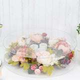 18inch Round Acrylic Transparent Fillable Display Box Cake Stand