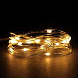 90inch Clear Starry Bright 20 LED String Lights, Battery Operated Micro Fairy Lights