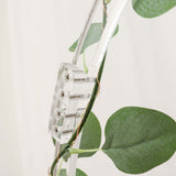 Clear Acrylic Table Wedding Arch Hoop Stand Centerpiece, Round Wreath Tabletop Decor