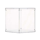 Clear Acrylic Pedestal Risers | Transparent Acrylic Display Boxes#whtbkgd