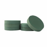 6 Pack Green Large Floral Foam Blocks for Artificial Flowers, 6inch Round Wet Styrofoam#whtbkgd