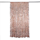 8ftx8ft Blush/Rose Gold Big Payette Sequin Photography Booth Backdrop