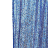 8ftx8ft Royal Blue Sequin Event Background Drape, Photo Backdrop Curtain Panel