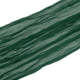 20ft Hunter Emerald Green Gauze Cheesecloth Fabric Wedding Arch Drapery, Window Scarf Valance