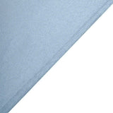 72"x120" Dusty Blue Polyester Rectangle Tablecloth, Reusable Linen Tablecloth