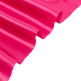 54inchx10 Yards Fuchsia Lamour Satin Fabric Bolt, Heavy Matte Satin Fabric By The Yard