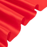 54inchx10 Yards Red Lamour Satin Fabric Bolt, Heavy Matte Satin Fabric By The Yard