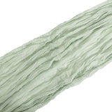 10ft Sage Green Gauze Cheesecloth Boho Table Runner