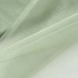 54inch x 10yard | Sage Green Solid Sheer Chiffon Fabric Bolt, DIY Voile Drapery Fabric