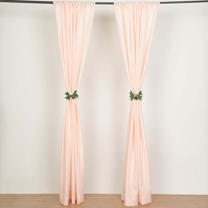 Blush Colored Drapes