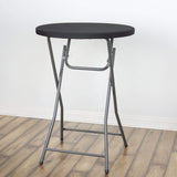 Spandex Cocktail Table Top Cover - Black