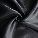 8ftx10ft Black Satin Formal Event Backdrop Drape, Window Curtain Panel#whtbkgd