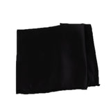 5 Pack Lamour Satin 20"x20" Napkins Black - Exquisite Dinner Napkins with Soft Matte Finish for Weddings & Events