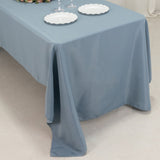 60x126inch Dusty Blue Seamless Premium Polyester Rectangular Tablecloth - 220GSM