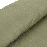 Yards Dusty Sage Green Blue Accordion Crinkle Taffeta Fabric Bolt