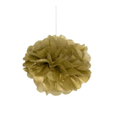 6 Pack 6" Gold Paper Tissue Fluffy Pom Pom Flower Balls