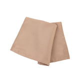 5 Pack Nude Premium Polyester Cloth Napkins with Hemmed Edges, Reusable Dinner Napkins