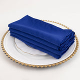 5 Pack Royal Blue Lamour Satin Napkins - 20x20inch