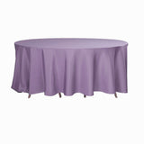 120 Violet Amethyst Polyester Round Tablecloth