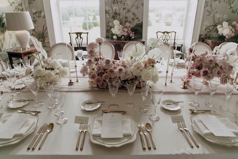 formal table setting ideas- dinner table setting