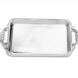 4inch Silver Rectangular Mini Party Favor Candy Tray Treat Gift Display Serving Plate#whtbkgd