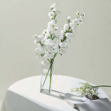 2 Bushes | 33inches White Artificial Silk Chrysanthemum Mum Flower Bouquets