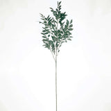 2 Bushes | 42inch Frosted Green Artificial Beech Leaf Branch, Faux Plant