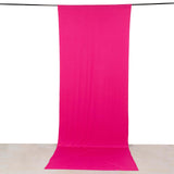 Fuchsia 4-Way Stretch Spandex Photography Backdrop Curtain with Rod Pockets, Drapery Panel