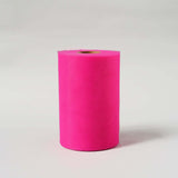 6Inchx100 Yards Fuchsia Tulle Fabric Bolt, Sheer Fabric Spool Roll For Crafts